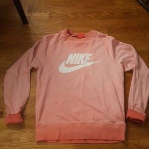 Nike Coral sweatshirt, Small-Womens